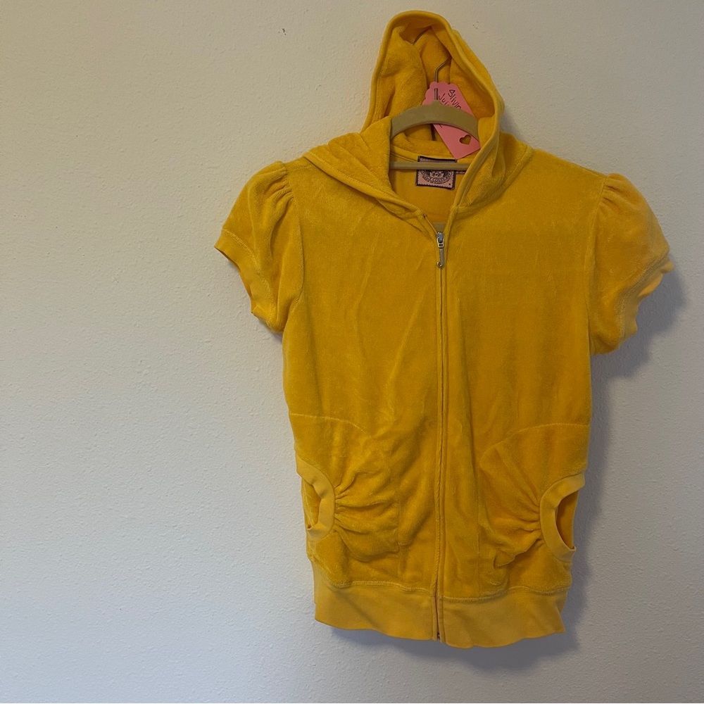 Never Worn Yellow Juicy Couture Zip Up